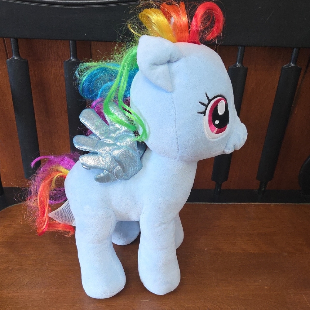Rainbow Plush Pony Toy
